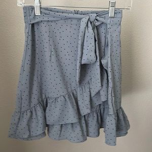 Nastygal star print wrap skirt